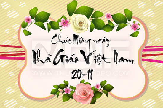 Thư mời quí phụ huynh dự lễ 35 năm ngày nhà giáo Việt Nam